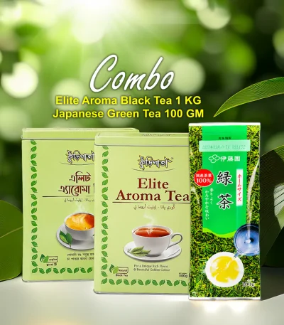 Elite Aroma Tea 1Kg + Japanese Ito En Green Tea 100Gm - 2