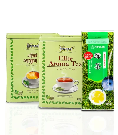 Elite Aroma Tea 1Kg + Japanese Ito En Green Tea 100Gm