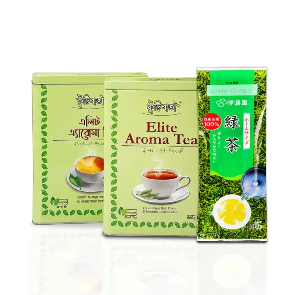 Elite Aroma Tea 1Kg + Japanese Ito En Green Tea 100Gm