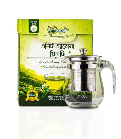 Elite Aroma Green Tea 200gm + Tea Pot 1 Pcs
