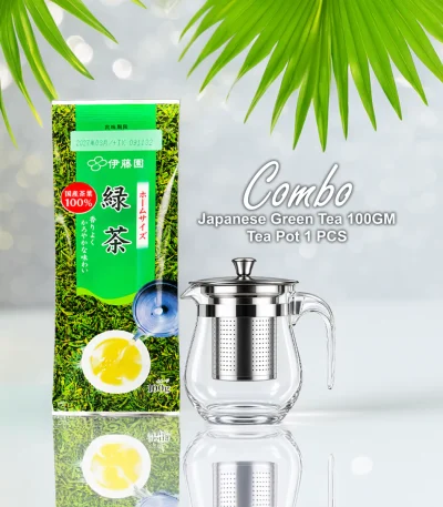 Japanese Ito En Green Tea 100Gm + Tea Pot 1 Pcs - 2