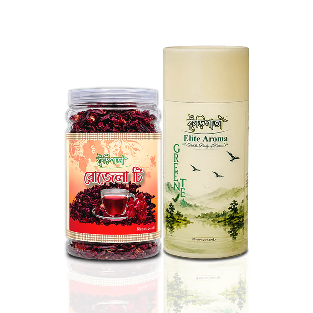 Elite Aroma Green Tea 100gm + Elite Aroma Rosella Tea 100Gm Elite Aroma Green Tea 100gm + Elite Aroma Rosella Tea 100Gm