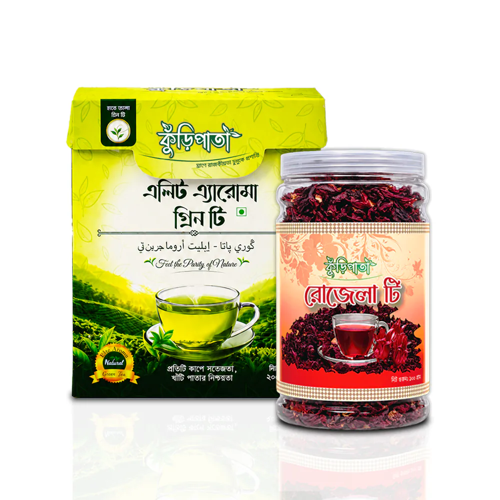 Elite Aroma Green Tea 200gm + Elite Aroma Rosella Tea 100Gm Elite Aroma Green Tea 200gm + Elite Aroma Rosella Tea 100Gm