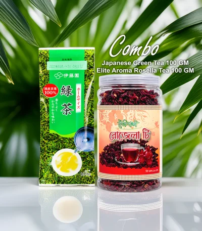 Japanese Ito En Green Tea 100Gm + Elite Aroma Rosella Tea 100Gm - 2