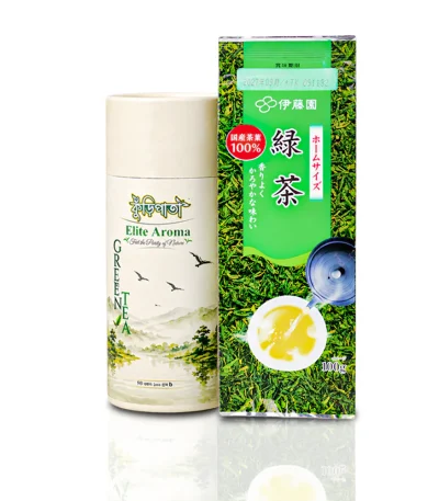 Elite Aroma Green Tea 100gm + Japanese Ito En Green Tea 100Gm